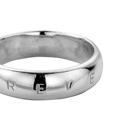 Silver Men's Arch Wedding Band