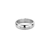 Silver Men's Arch Wedding Band