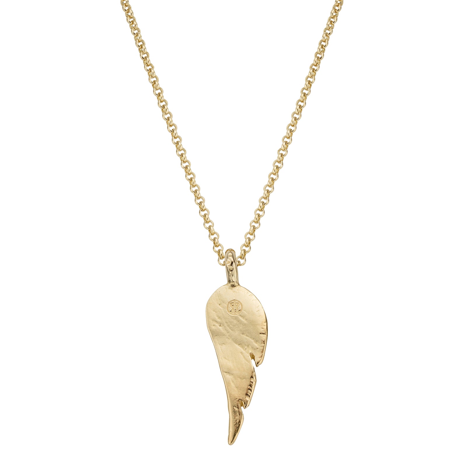 Gold Midi Angel Wing Necklace