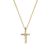 Gold Medium Cross Necklace