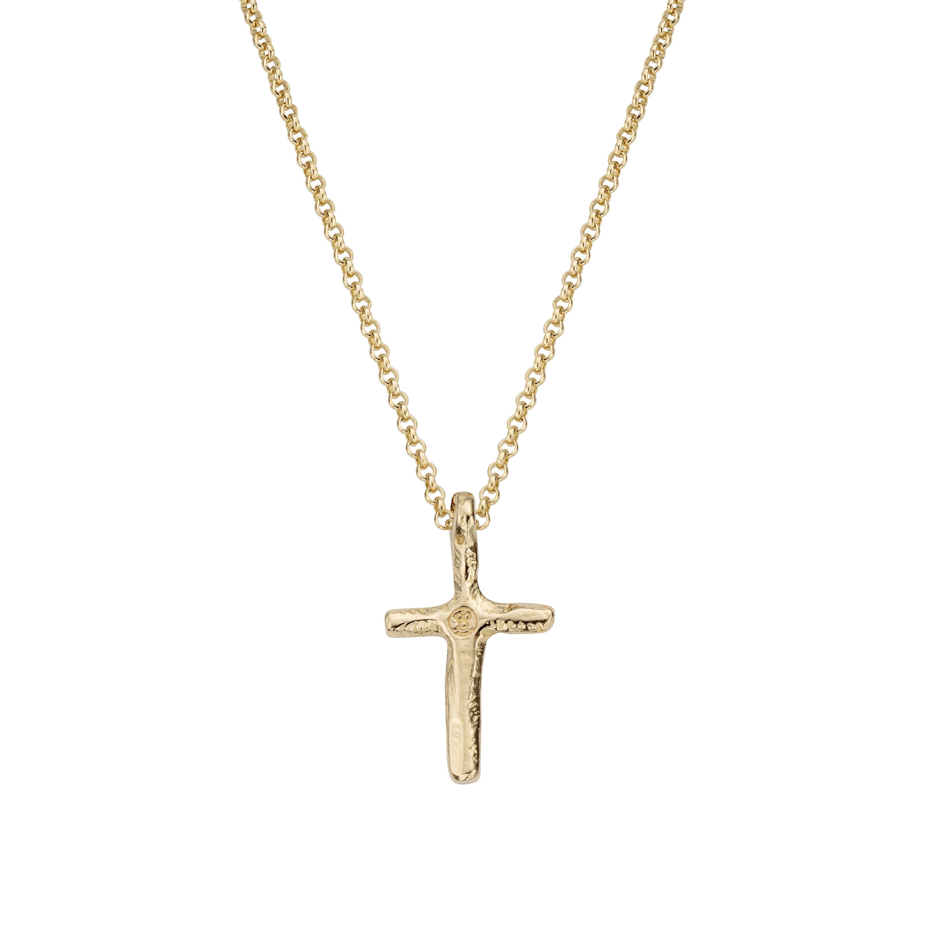 Gold Medium Cross Necklace