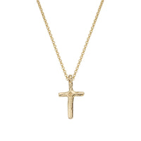 Gold Medium Cross Necklace