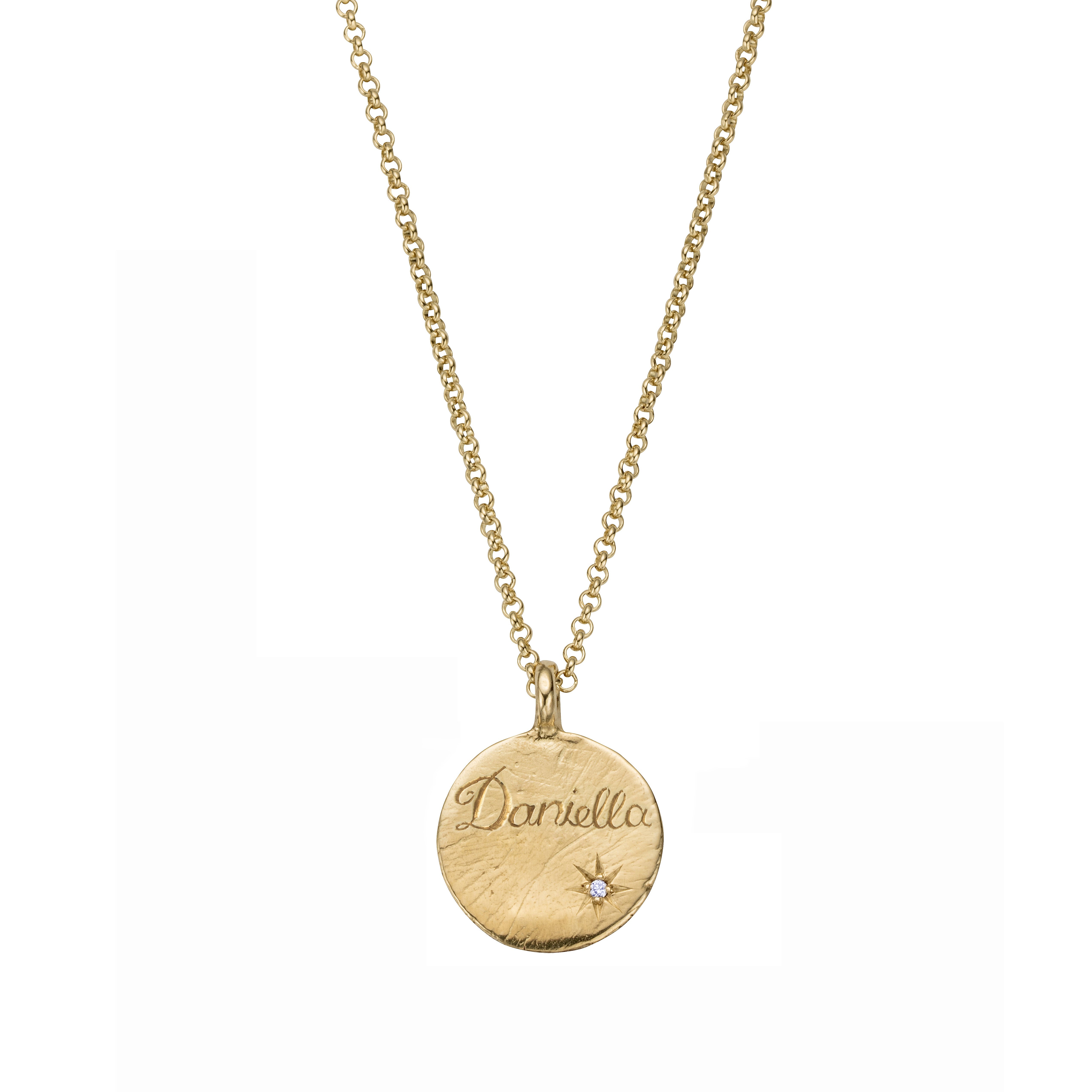 Personalised designer store necklace