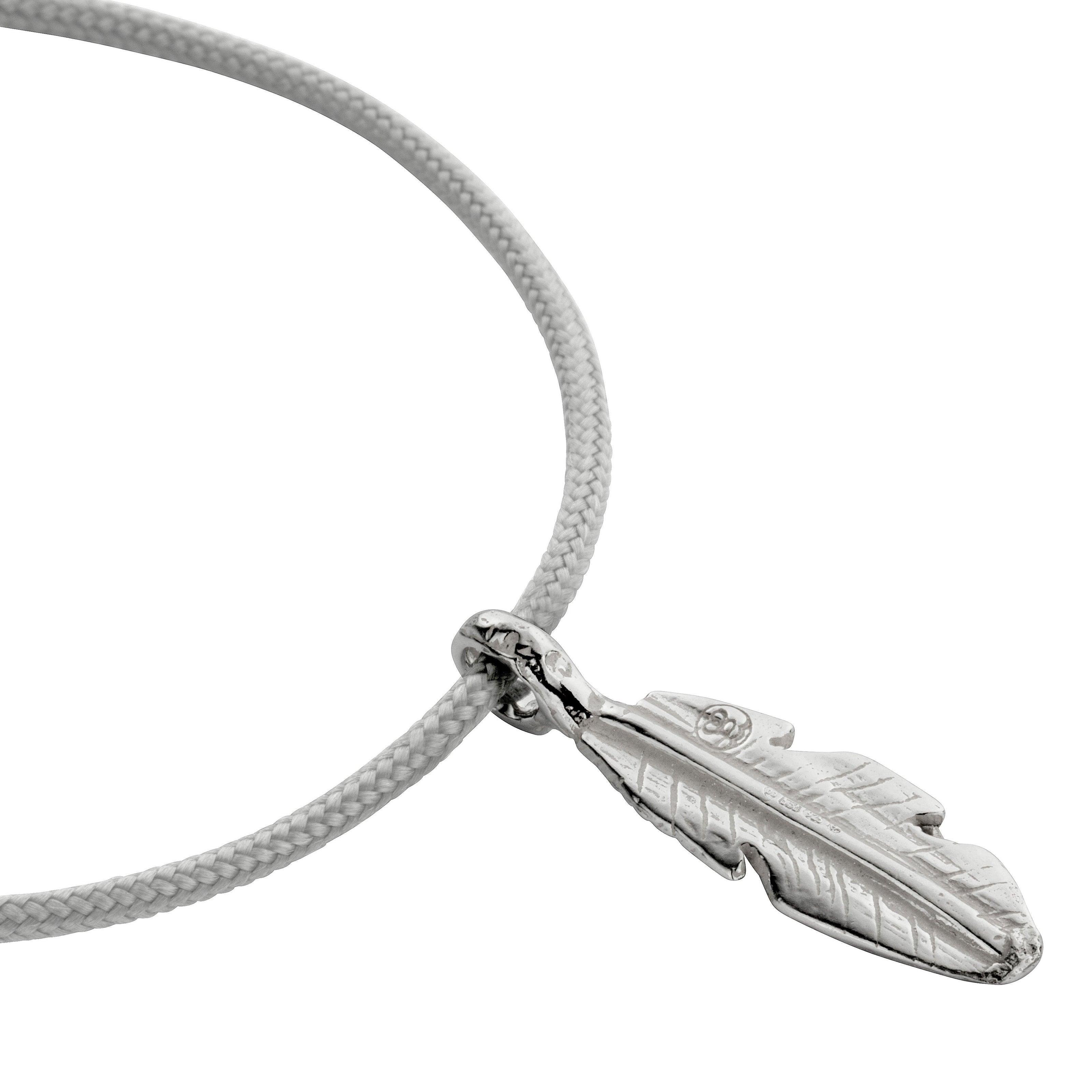 Silver Medium Feather Sailing Rope