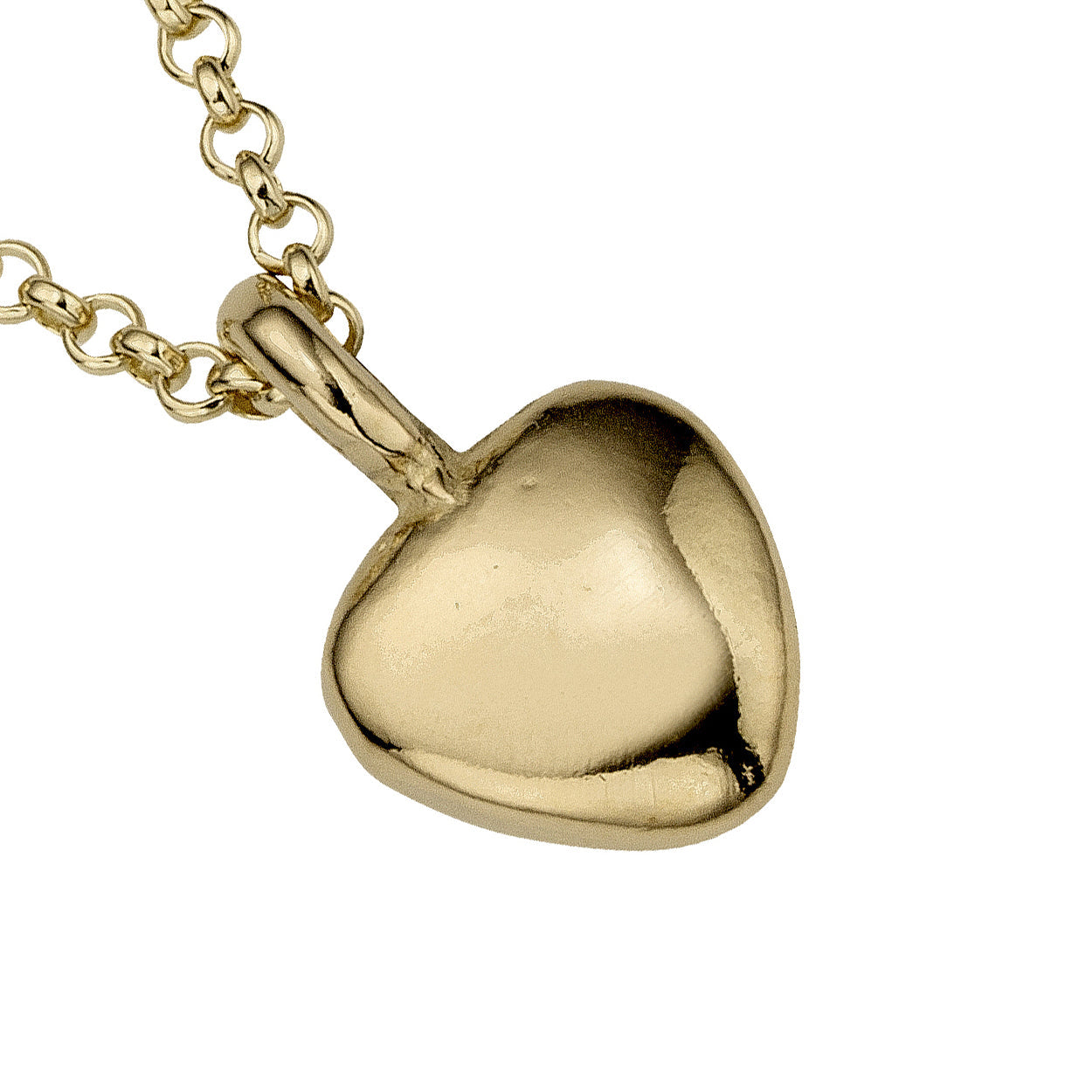 Gold Midi Grateful Heart Necklace