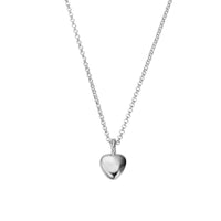 Silver Midi Grateful Heart Necklace