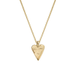 Gold Midi Heart Necklace