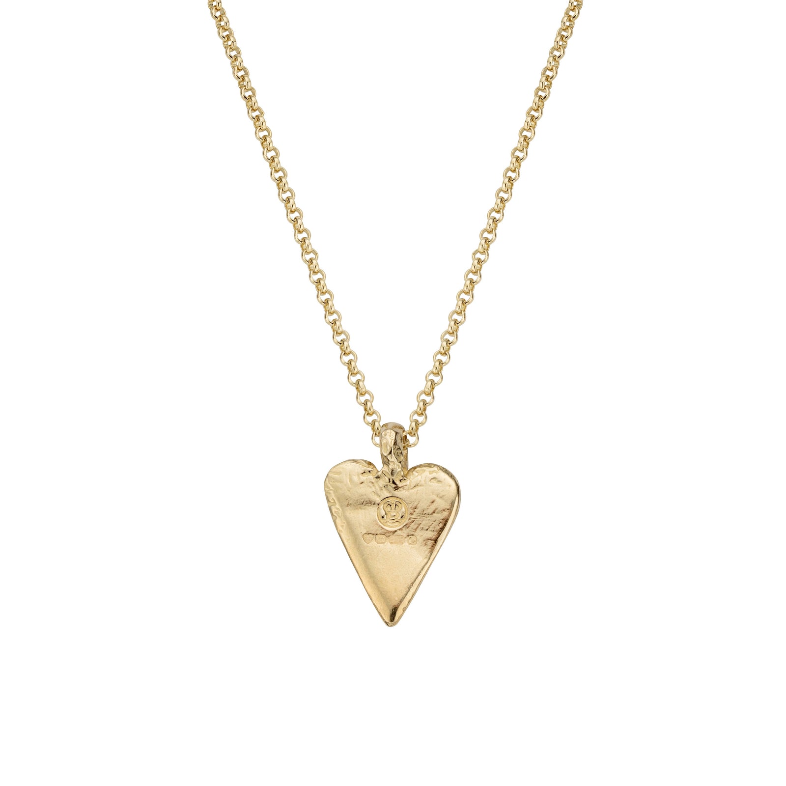 Gold Midi Heart Necklace