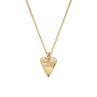 Gold Midi Heart Necklace