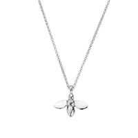 Silver Large Honey Bee Necklace