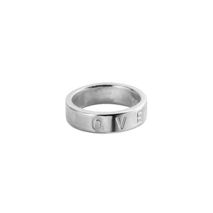 Silver Midi Signature Ring