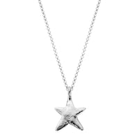 Silver Midi Star Necklace