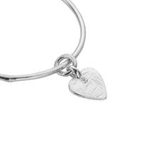 Silver Medium You Are Loved Bangle