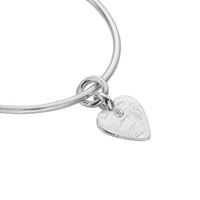 Silver Medium You Are Loved Bangle