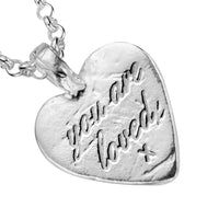 Silver Medium You Are Loved Necklace