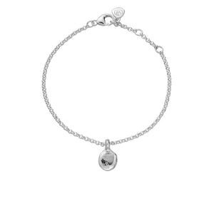 Silver Mini Disc Chain Bracelet