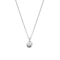 Silver Mini Disc Necklace