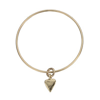 Gold Mini Heart Bangle