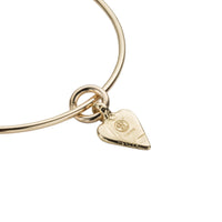 Gold Mini Heart Bangle