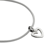 Silver Mini Open Heart Sailing Rope