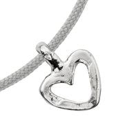 Silver Mini Open Heart Sailing Rope