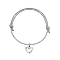 Silver Mini Open Heart Sailing Rope