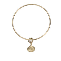 Gold Mini Shell Bangle