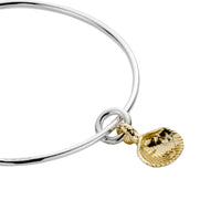 Silver & Gold Mini Shell Bangle