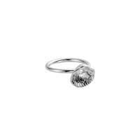 Silver Mini Shell Love Struck Ring