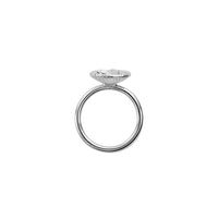 Silver Mini Shell Love Struck Ring