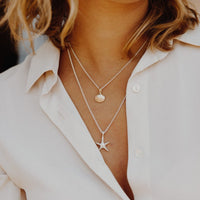 Silver & Gold Mini Shell Necklace