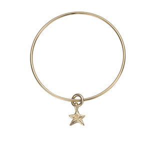 Gold Mini Star Bangle