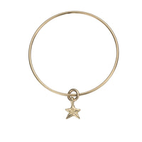 Gold Mini Star Bangle