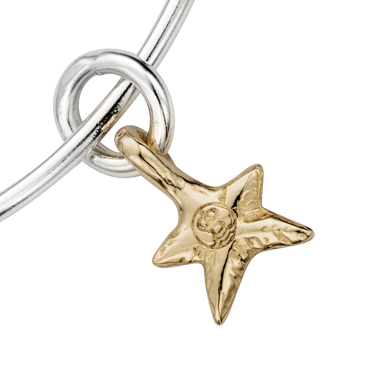 Silver & Gold Mini Star Bangle