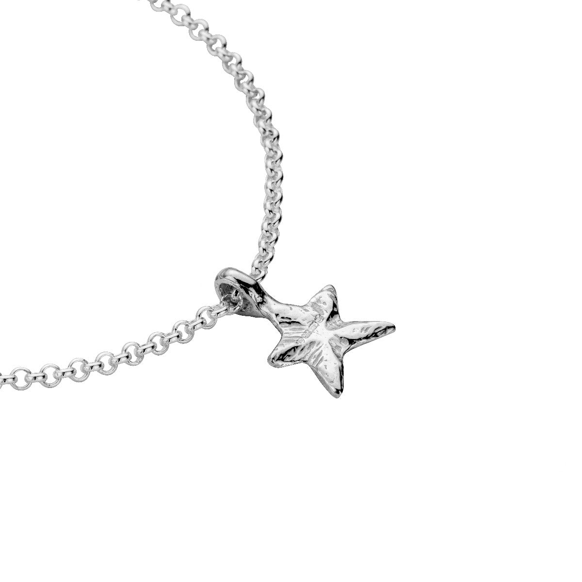 Silver Mini Star Chain Bracelet