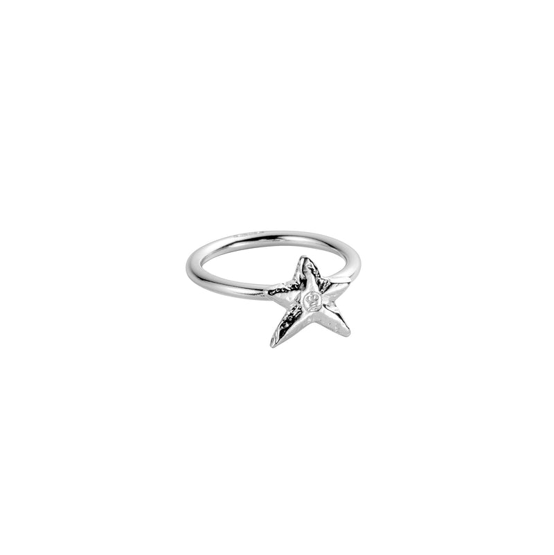 Silver Mini Star Love Struck Ring