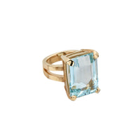 NAIA Gold Aquamarine Ring