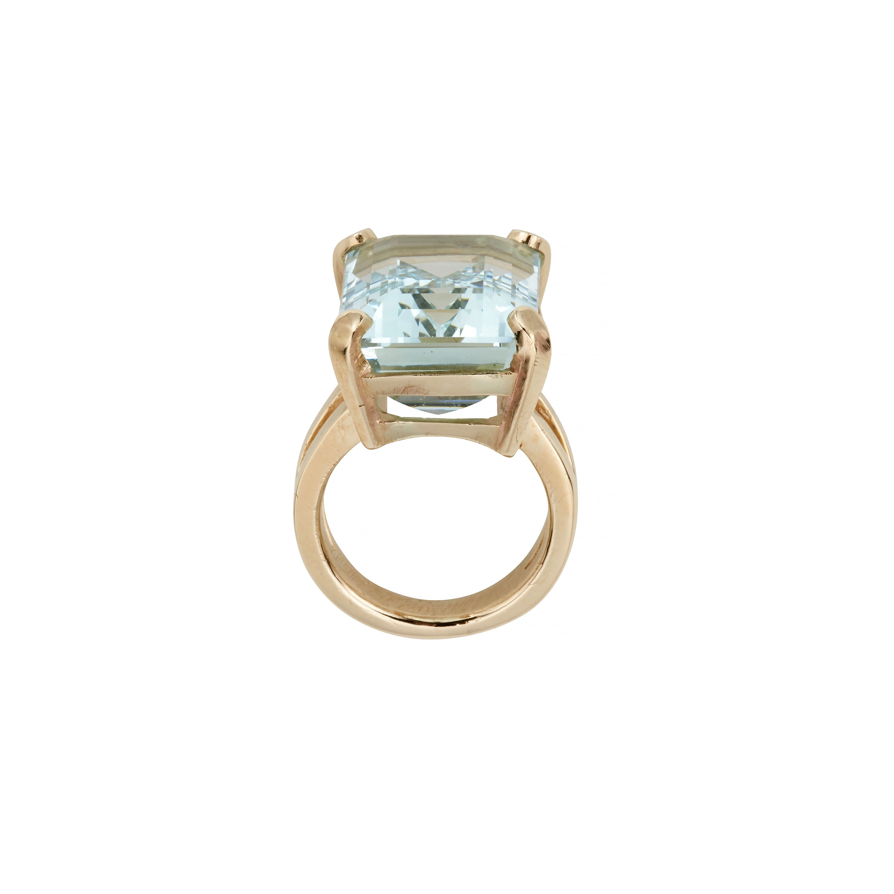NAIA Gold Aquamarine Ring