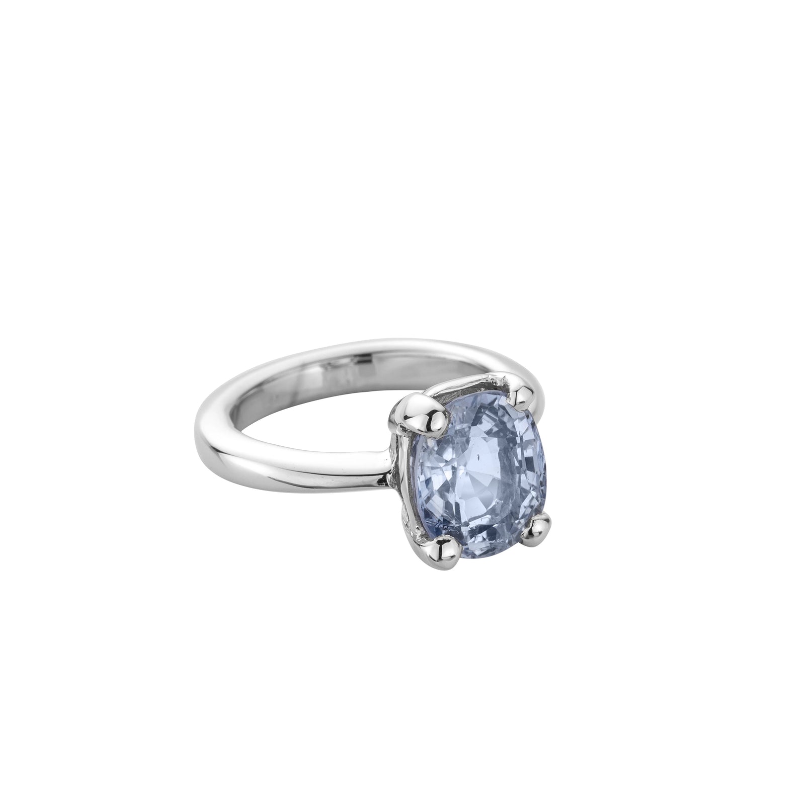 NALANI White Gold Blue Sapphire Ring