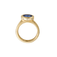 ODETA Gold Blue Sapphire Ring