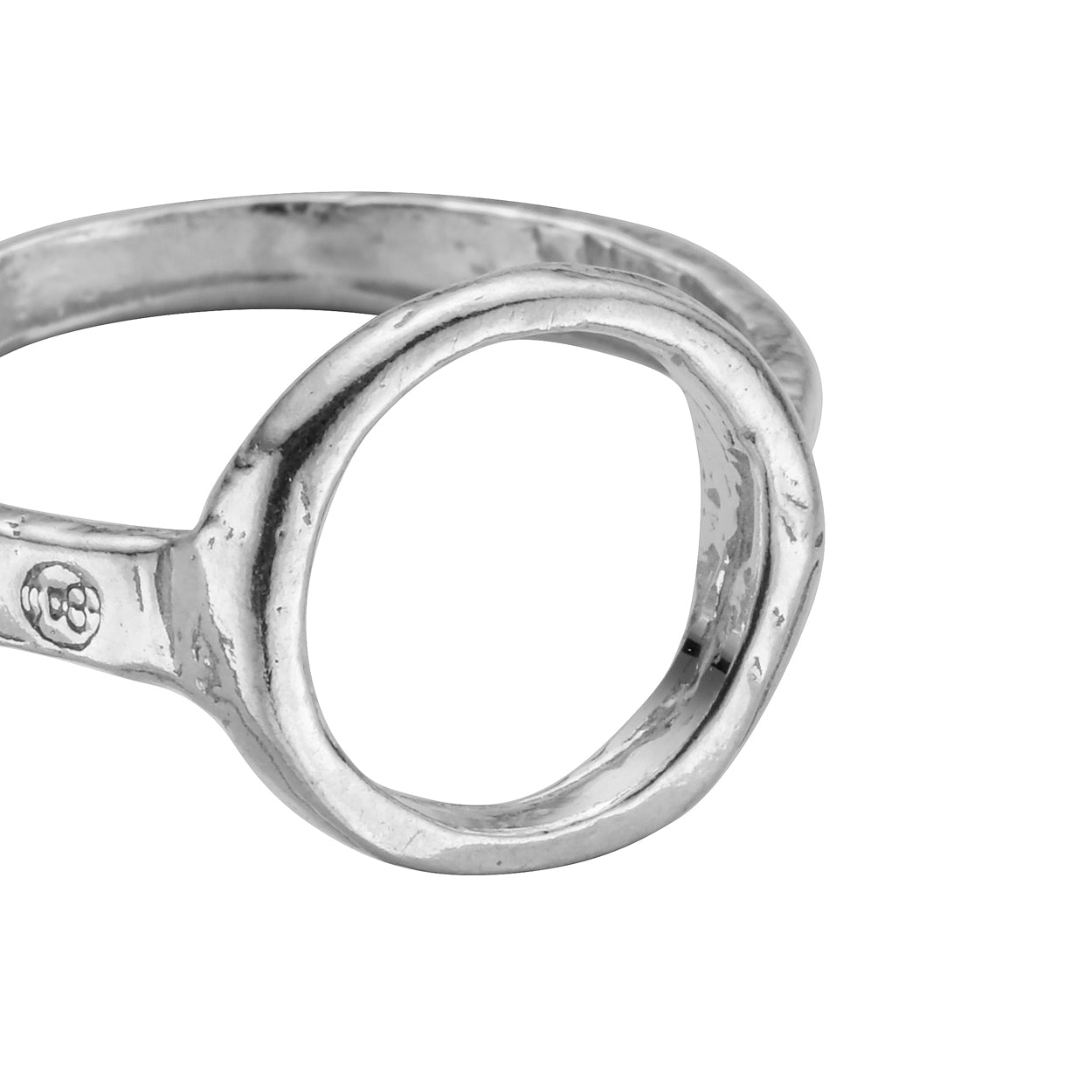 Silver Open Circle Ring