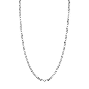 Silver Oxford Chain Necklace