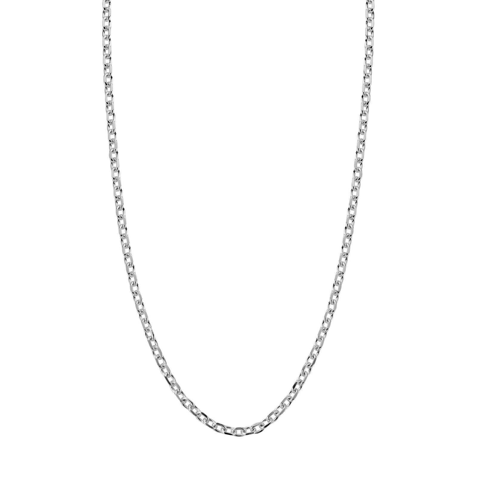 Silver Oxford Chain Necklace