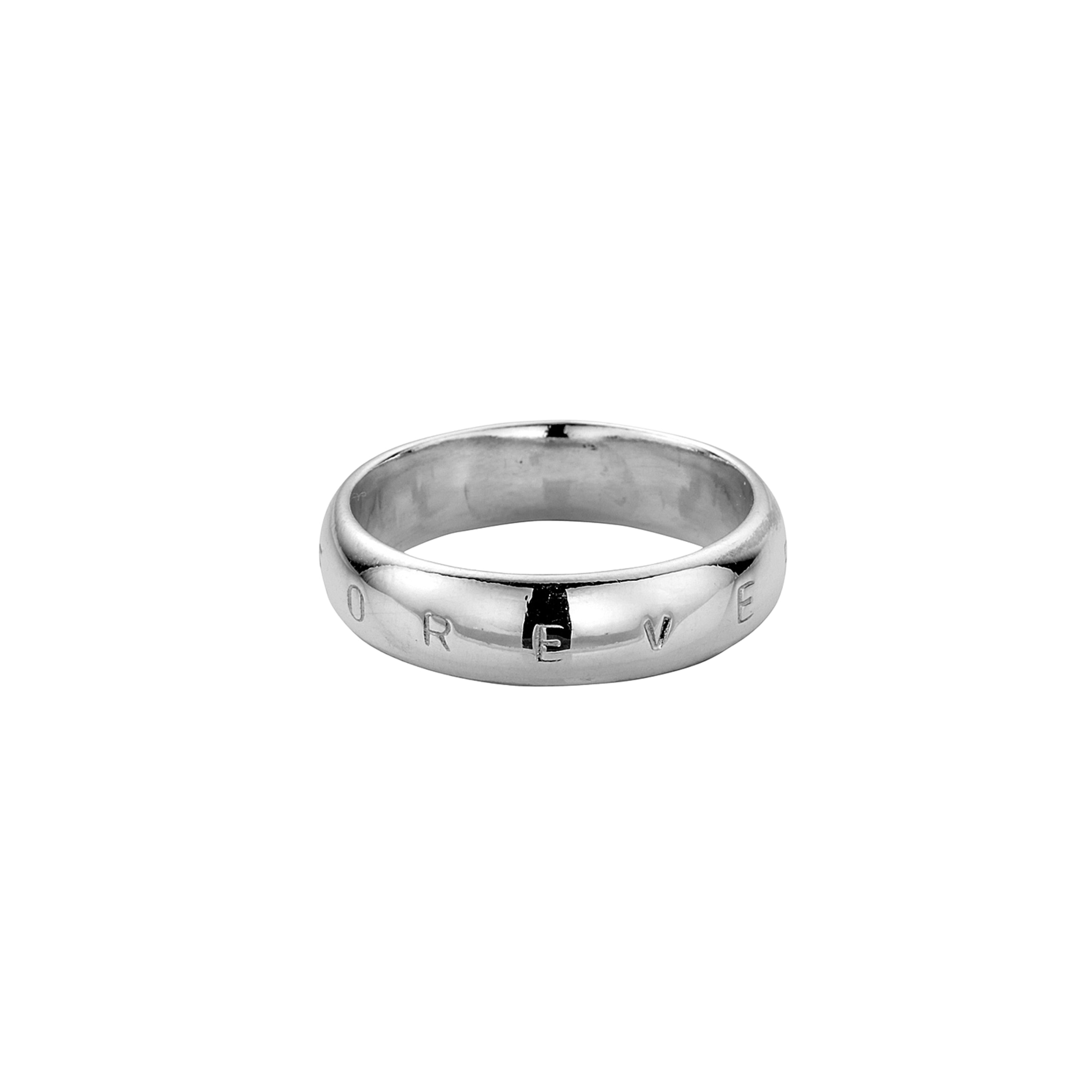Silver Men's Arch Wedding Band