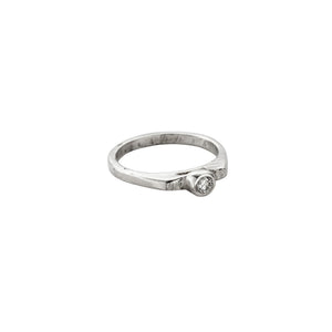 Platinum Diamond Promise Ring