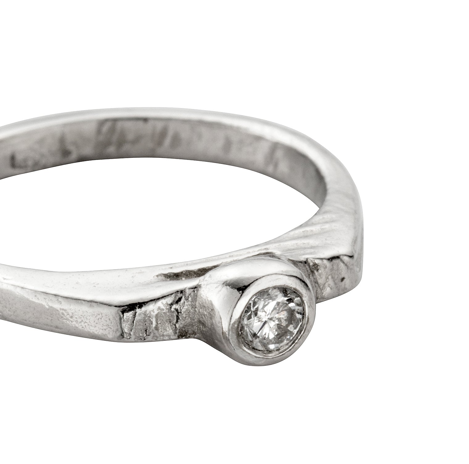 Platinum Diamond Promise Ring