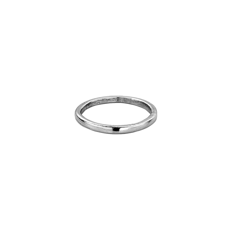 Platinum Simple Wedding Band – Daniella Draper