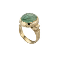 ROMAN Gold Emerald Ring