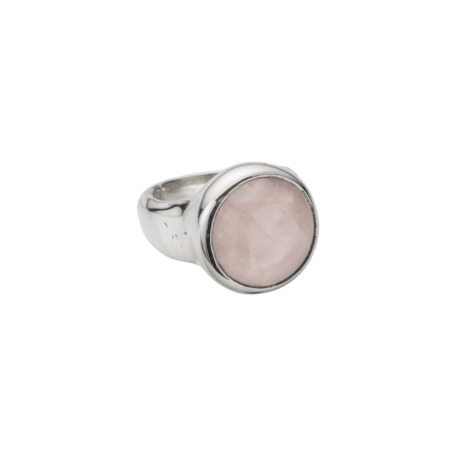 Silver Rose Quartz Mood Ring