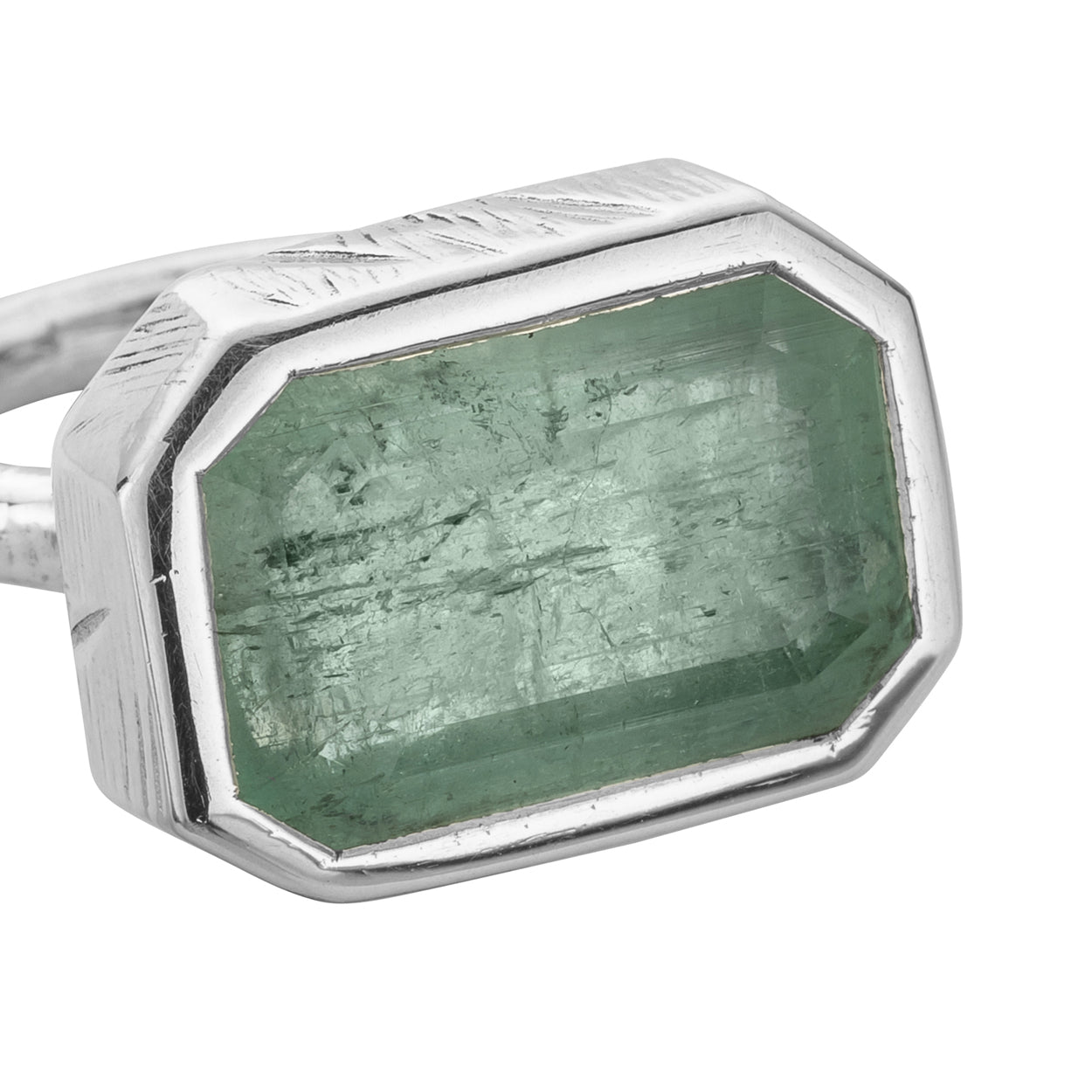 SIERRA Silver Emerald Ring